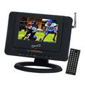 7" Portable Rechargeable LCD TV/ DVD Player with USB & SD Inputs